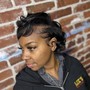 Shampoo and Style on relaxed hair