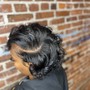 Shampoo and Style on relaxed hair