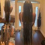 (Medium) mid-back Knottless braids (HAIR INCLUDED)