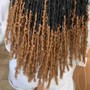 (Small) mid-back Bohemian faux locs