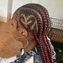 Girlfriend ponytail (6braids)