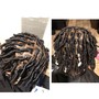 Micro locs Retwist SHORT