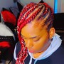 Feed in braids w/ NO WASH & NO HAIR included