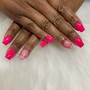 Acrylic Overlay with gel polish