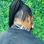 Small Cornrows Straight Backs