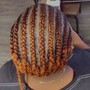 Wig braid down