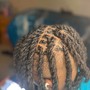 Loc retwist /style (half head)