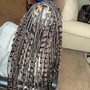 Knotless boho Braids Medium: