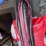 Medium classic box braids