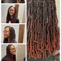 Box Braids medium parting