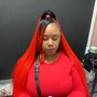 Closure wig install