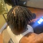 Loc maintenance-shoulder length and above