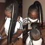 Braided ponytail (small/ waist)