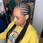 Medium Tribal bra length braids