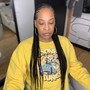 Medium Tribal bra length braids