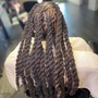 Loc’d plaited style