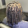 Loc’d plaited style