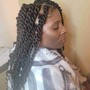 Braids with weave in the back