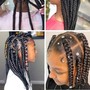 Crochet with side Braids