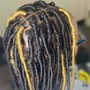 Faux loc (tapered head)