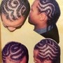 Feed in Two Cornrows