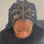 Medium Knotless Braids