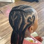 Kid's Braids(hair added) 5-10yrs old