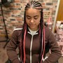 Medium Knotless or Box Braids