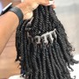 Bohemian Curls For Waist Length Braids