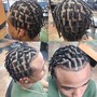 Loc Re-twist-(Ear to neck length)