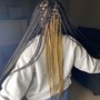 Large Knotless Braids