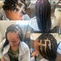 Knotless Braids mid back length  (bohemian, goddess,bob,etc)