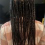 Jumbo knotless box braids