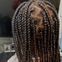 Jumbo knotless box braids