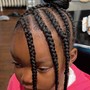 Medium box braids