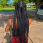 Small/long length Knotless braids