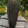 Med/shoulder Length Box braids