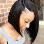 Weave Ponytail  on Natural Hair