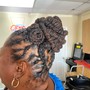 Updo Loc Style