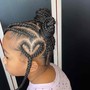 Large Lemonade/Braided Ponytail