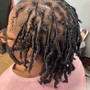 Comb Twist style for short or long Hair