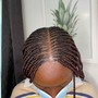 Mediun Bob knoless braids  braids