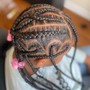 Kid's small knotless Braids