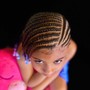 Kid's Braids with natural hair