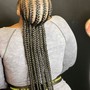 Small knotless braids