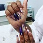 Gel Extension Full Set Med/Long