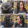 Natural Hair Blowout (silk press)