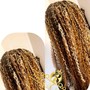 Large Knotless Boho Braids