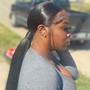 Double Frontal ponytail