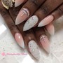 Acrylic Full set for toe nails